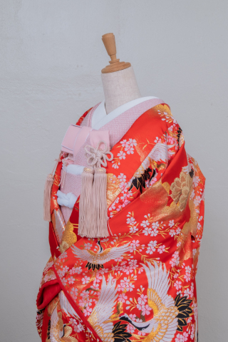 色打掛１　色掛下（ピンク）