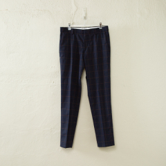 パンツ⑤（チェックネイビー）