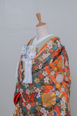 色打掛３　色掛下（グリーン）