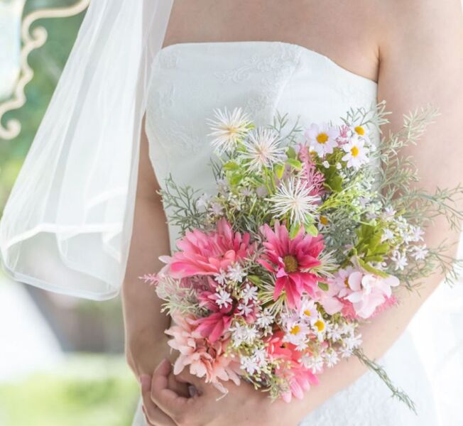 ドライフラワー＆造花ブーケ