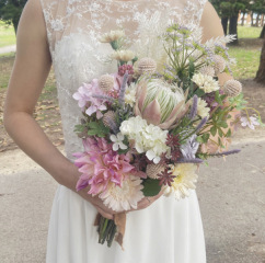 ドライフラワー＆造花ブーケ