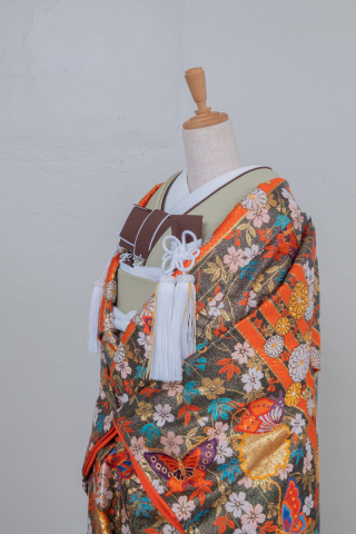 色打掛３　色掛下（グリーン）