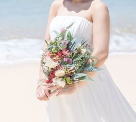 ドライフラワー＆造花ブーケ