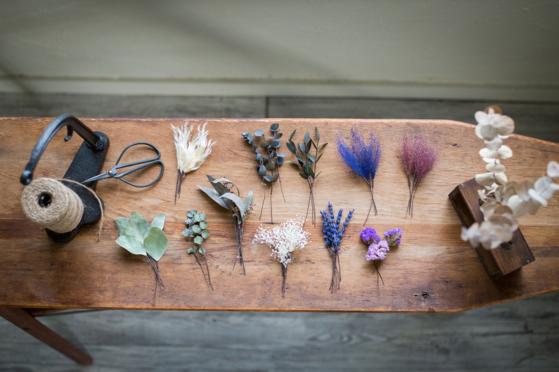 ドライフラワー(ヘッドピース)