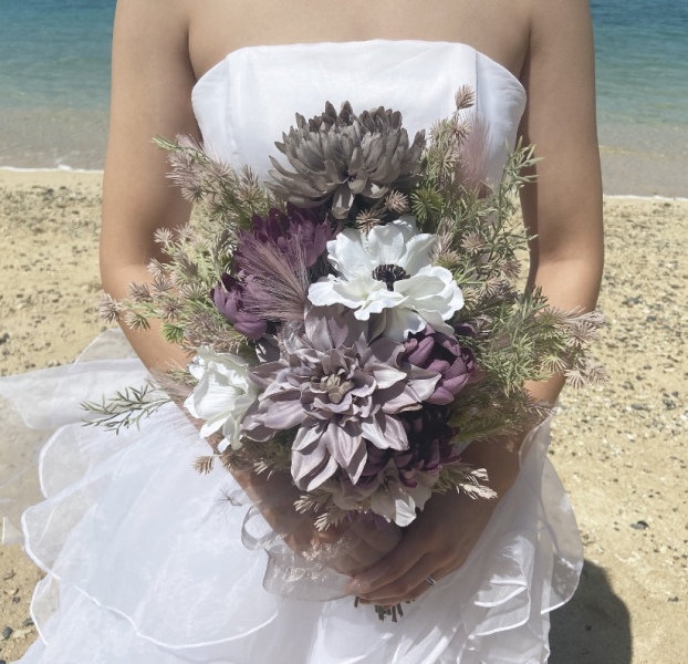 ドライフラワー＆造花ブーケ