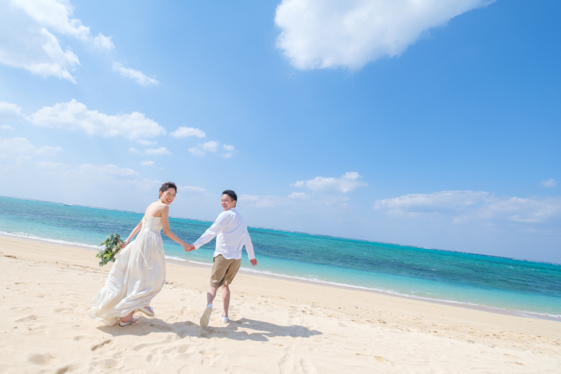 青い海に向かって♪