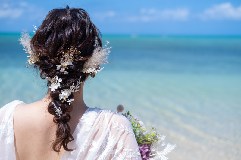 編みおろしスタイル