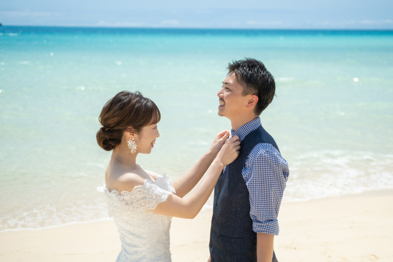 蝶ネクタイを整えて♪