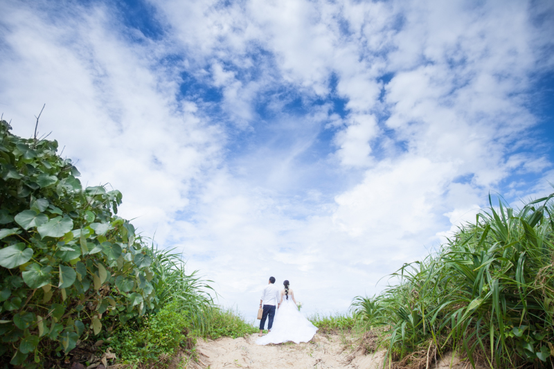東原ビーチに到着。