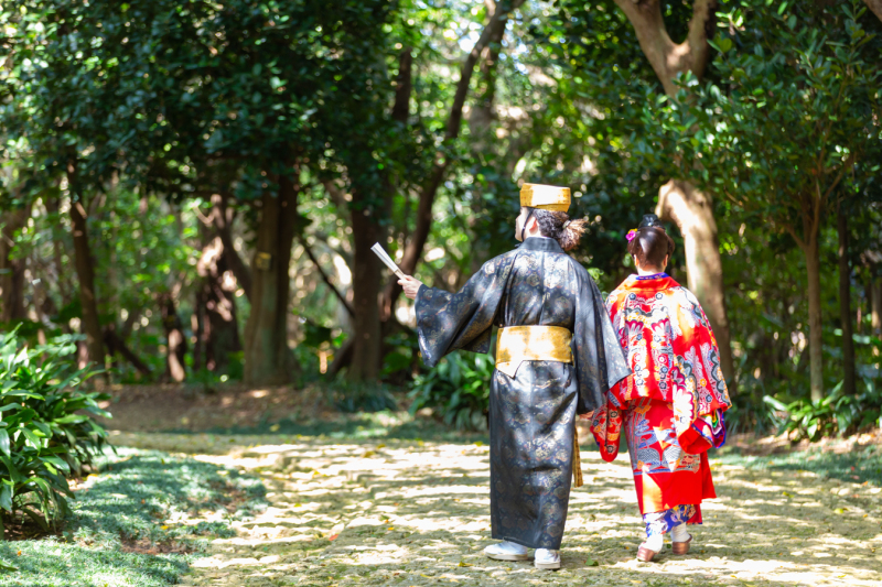 識名園の撮影も無事終了です♪