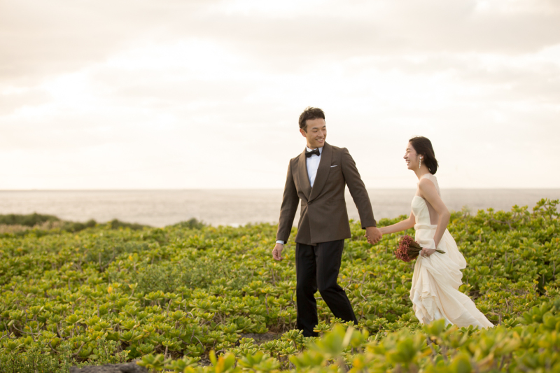 残波岬で撮影スタート