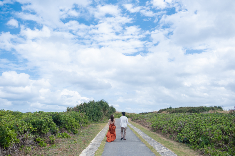 衣装チェンジをして、撮影地2箇所目へ