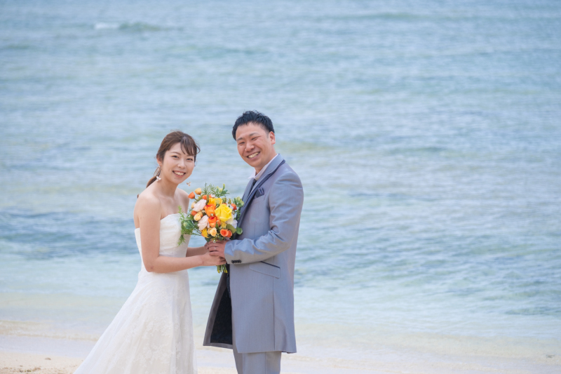 沖縄フォトウェディング和洋装プラン♪