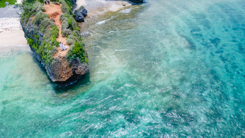 沖縄の海を堪能できる1枚