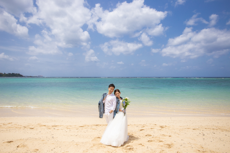お揃いのデニムを羽織って♪
