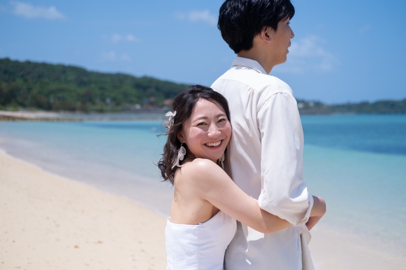 新婦様からのバックハグ!嬉しい!