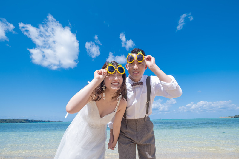 お二人のお持ち込みグッズで撮影♪