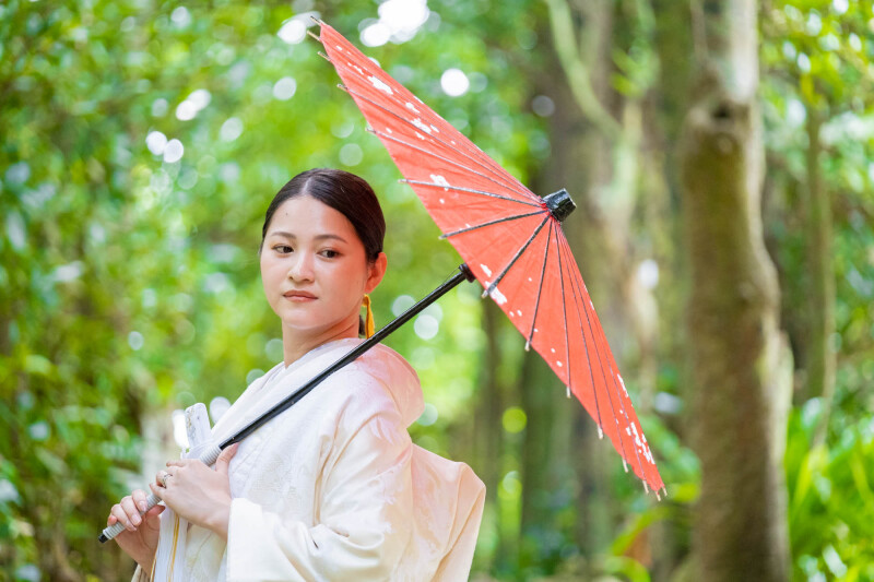 綺麗な新婦様のソロショット