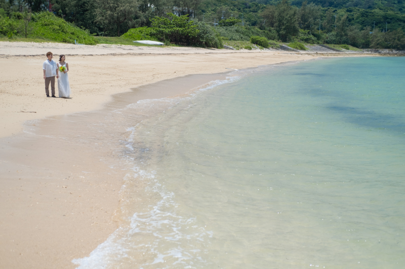海を一望できるドローン撮影