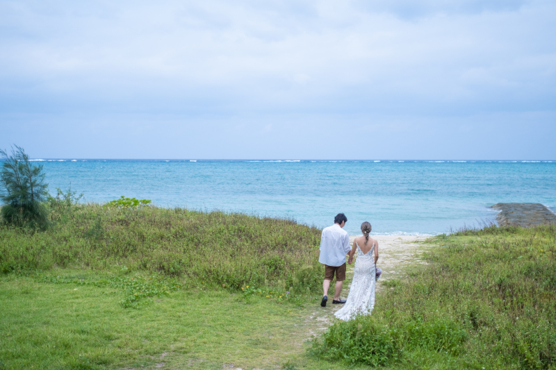 緑も撮影できる穴場ビーチ