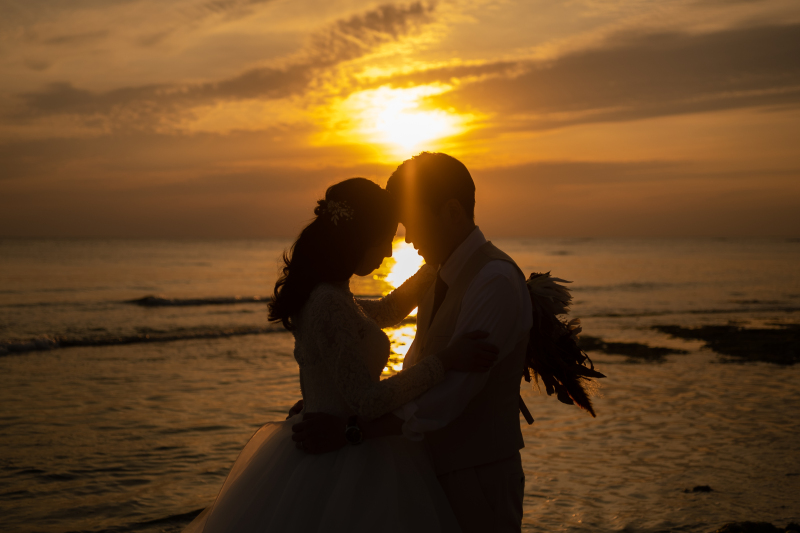 ドラマティックなシルエット撮影