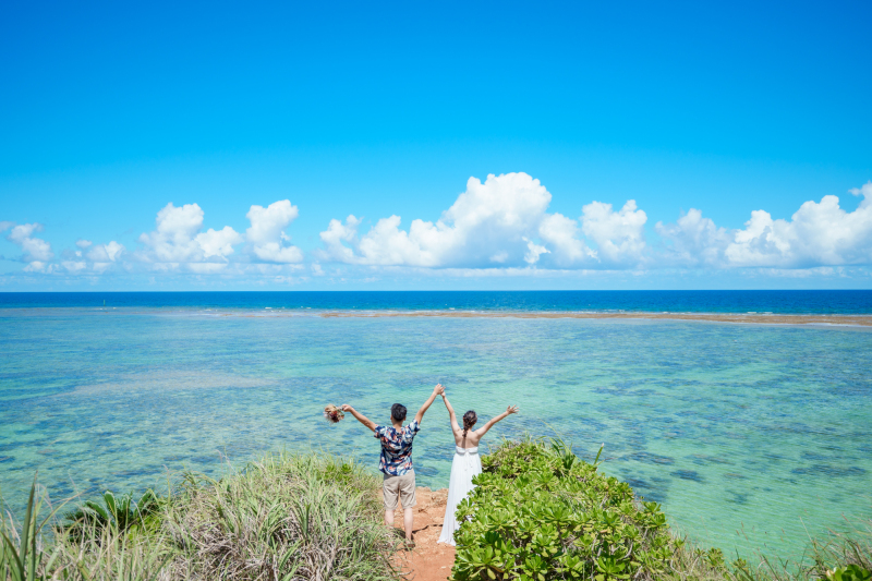 全身で沖縄をかんじるおふたり♪