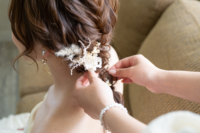 スタジオでお仕度♪