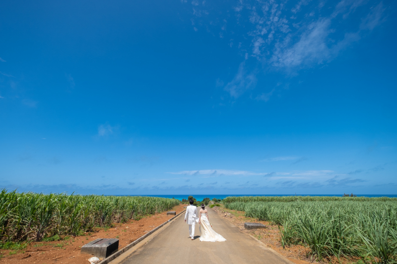 自然豊かな宮古島フォトウェディング