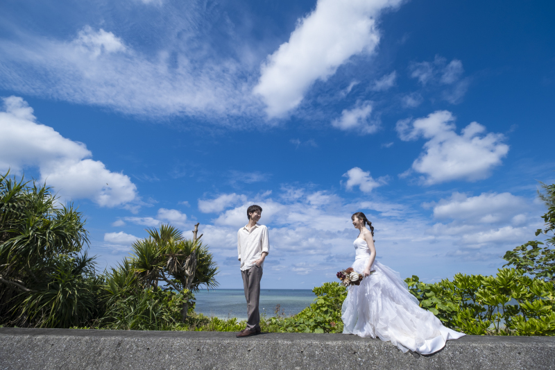 沖縄フォトウェディングMプラン！