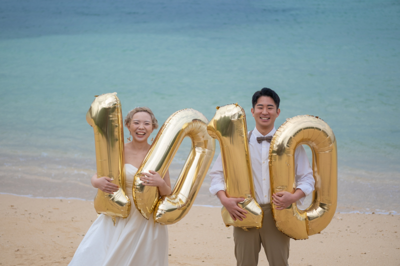 ご結婚式の日のバルーン