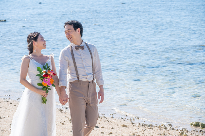 ビーチをお散歩しながら♪