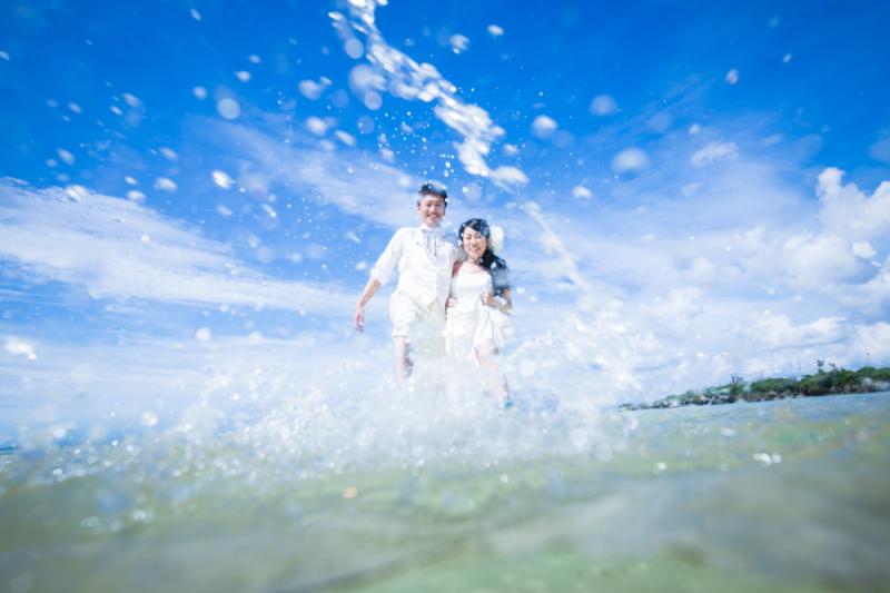 はじける水しぶき