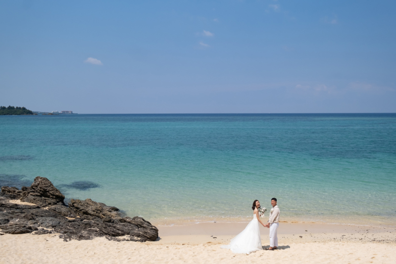 白い砂浜＋綺麗な海『希望ヶ丘ビーチ』へ