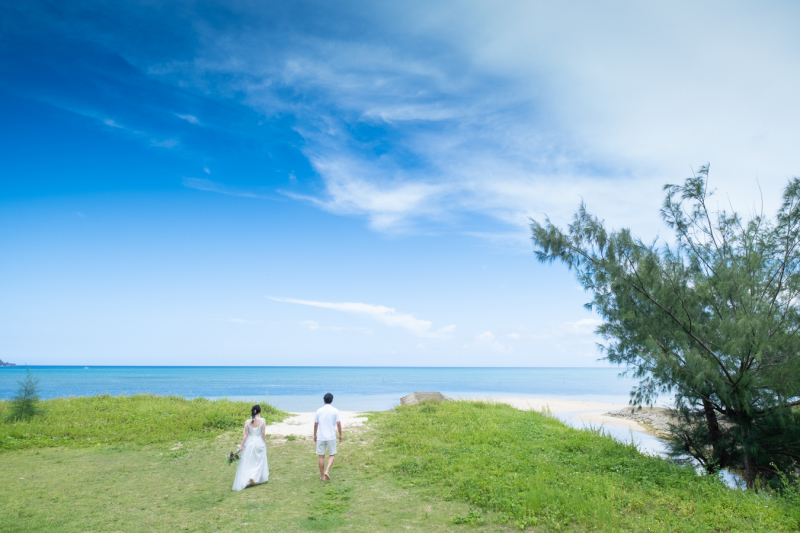 仲泊ビーチへ♪