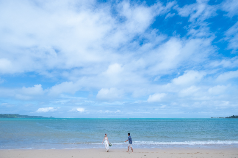 貸し切り状態のビーチ♪