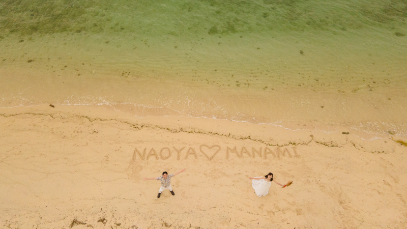 サンセットでのドローン写真♪