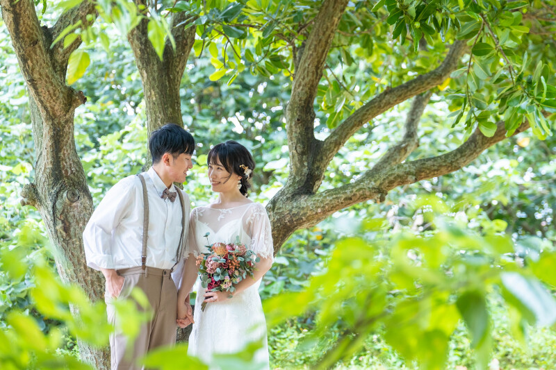 見つめ合うお二人