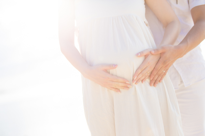 少しずつ大きくなるお腹