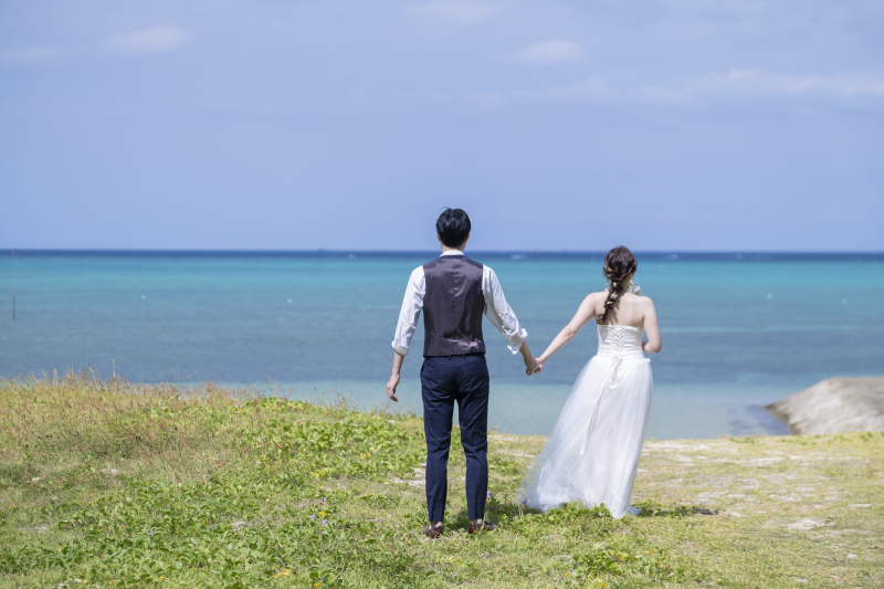 ビーチも緑もフォトウェディング撮影♪