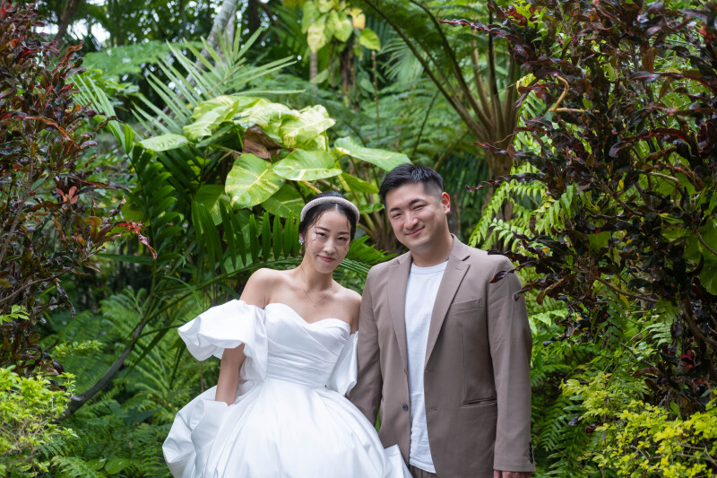 お支度を終えフォトウェディングスタート♪