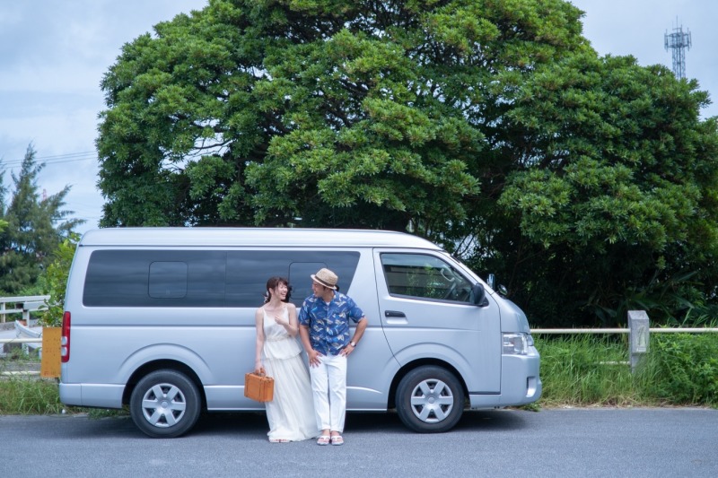 北部のフクギ並木に向けて出発です！