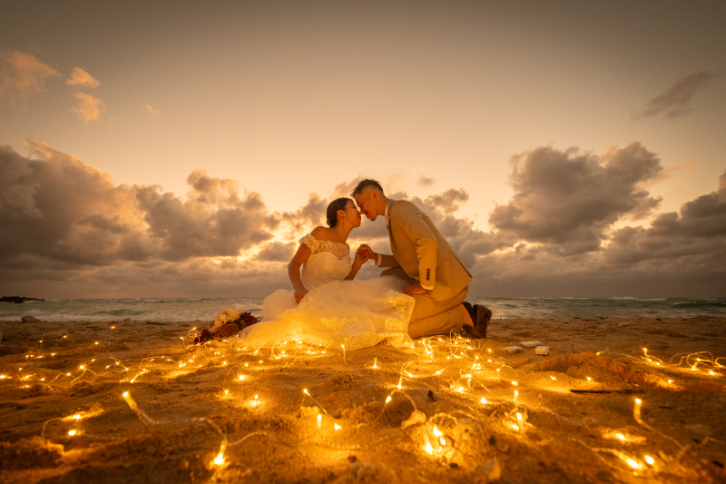 ライトの装飾を使って…