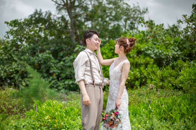 新婦様の優しい手