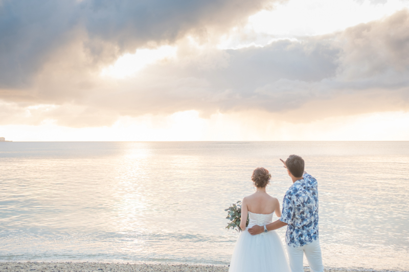 サンセットを見ながら撮影♪