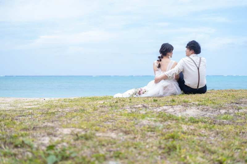 爽やかなグリーンでのショット