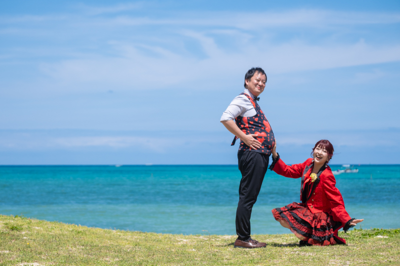マジシャン衣装にお着替えいただき、撮影スタート！