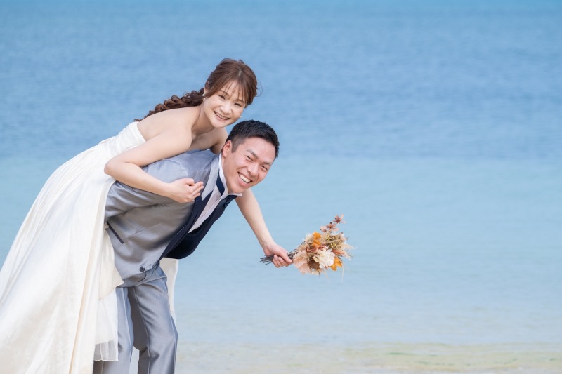【海でも森でも撮れる】沖縄フォトウェディングMプラン