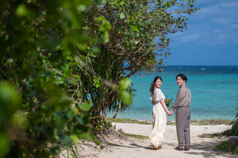 沖縄フォトウェディングMプラン(古宇利島)