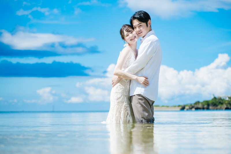 沖縄フォトウェディングMプラン(撮影地2箇所)♪