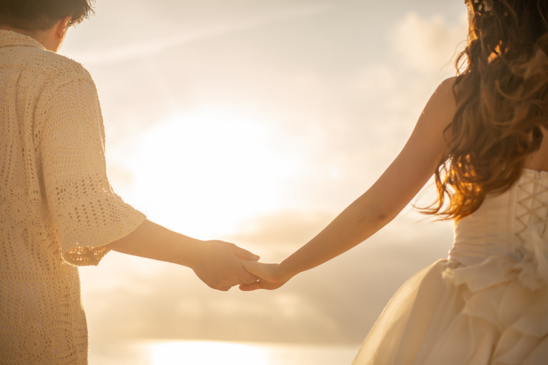 フォトウェディングM+サンセット+*